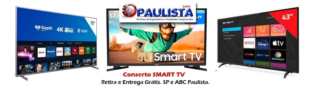 Conserto Smart TV. LG, Sansung, Sony, Philco.
