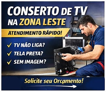 Conserto de Smart TV.
