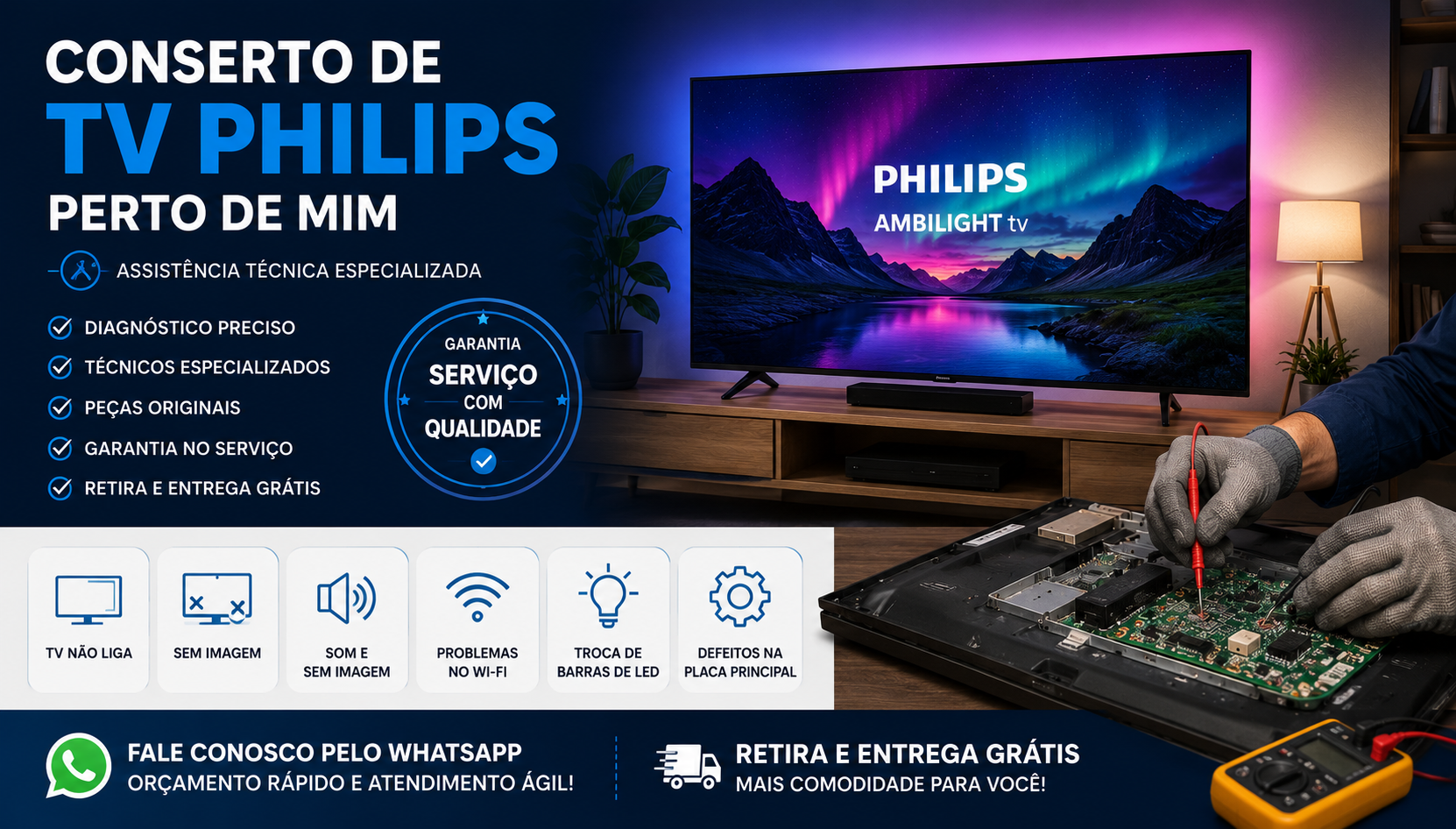 Assistência Técnica Philips.
