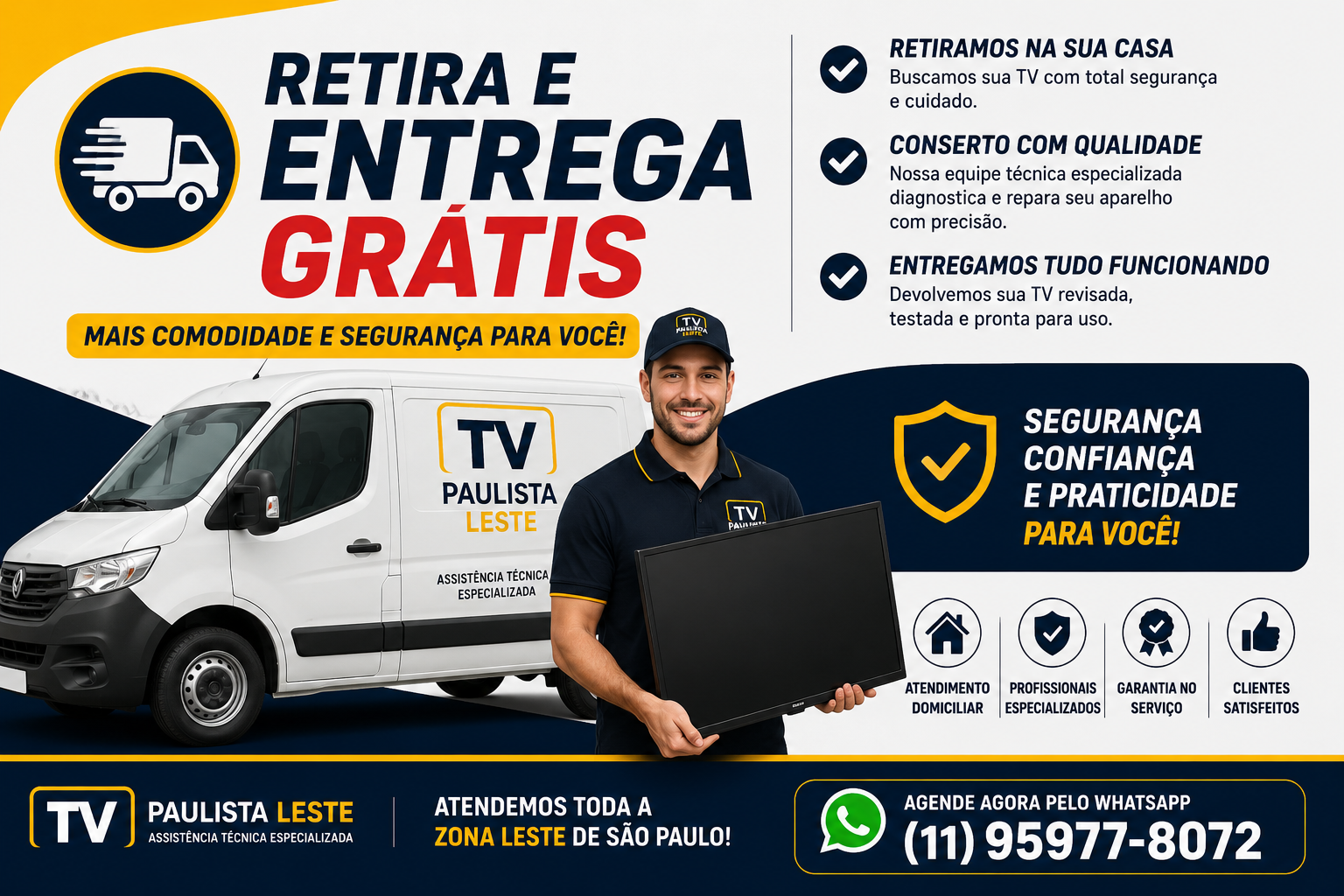Assistência Técnica TV Zona Leste.