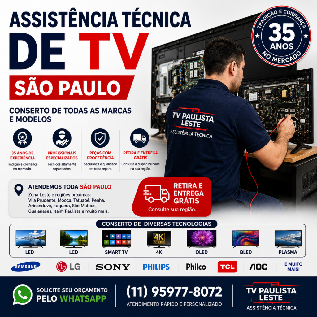 Assistência Técnica de TV.
