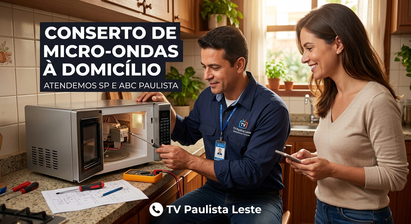 Conserto de Micro-ondas à Domicílio.