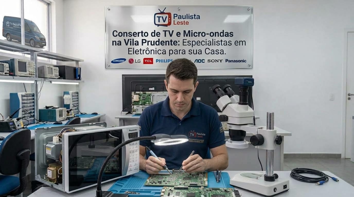 Conserto de TV e Micro-ondas na Vila Prudente.